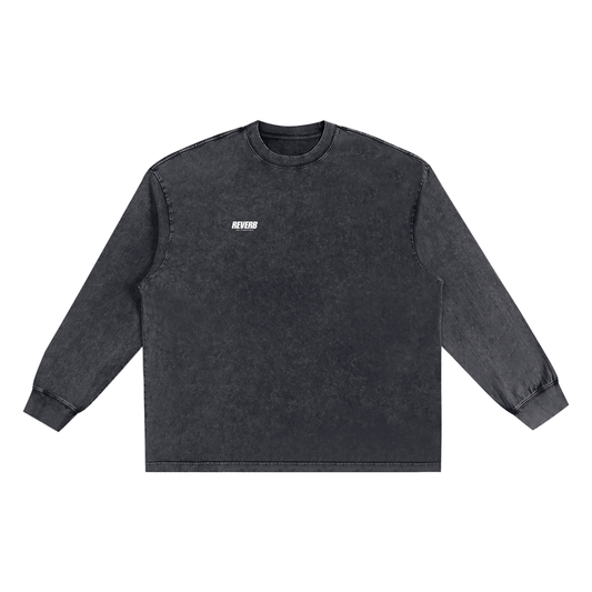 Reverb - Snow Washed Oversize Long Sleeve T-shirt