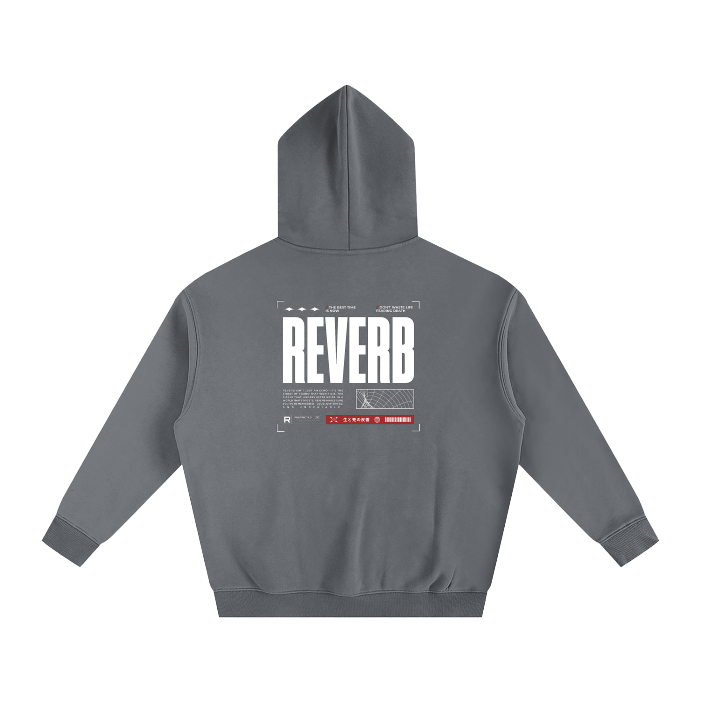 Reverb - 'Brutalism' Oversize Fleeced Hoodie