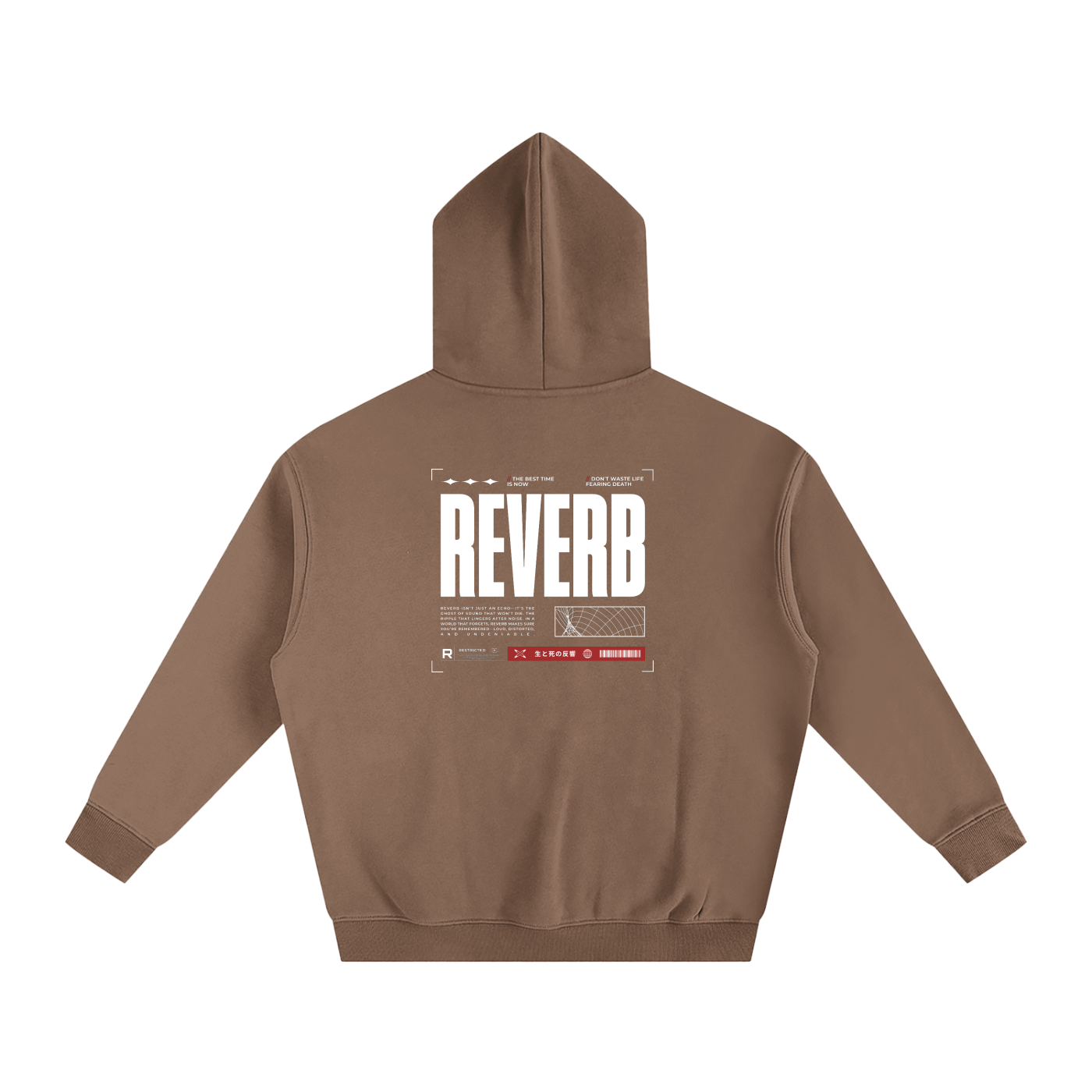 Reverb - 'Brutalism' Oversize Fleeced Hoodie