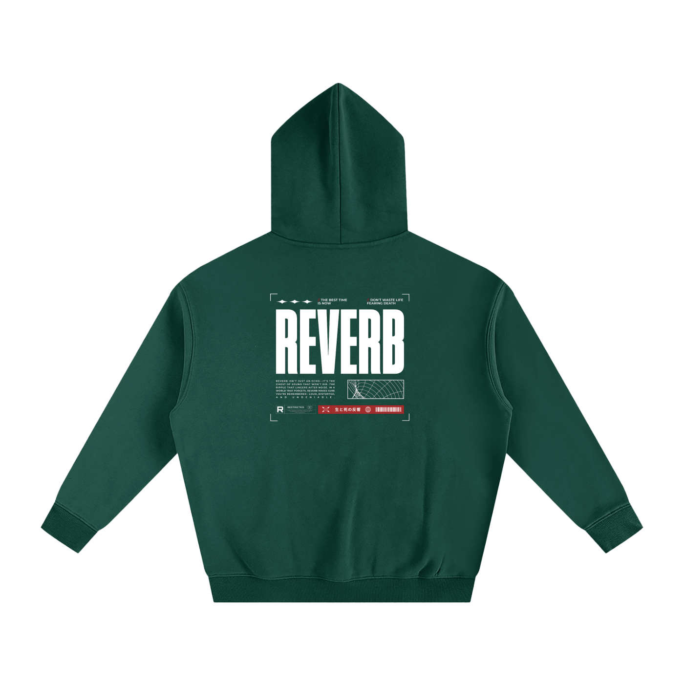 Reverb - 'Brutalism' Oversize Fleeced Hoodie