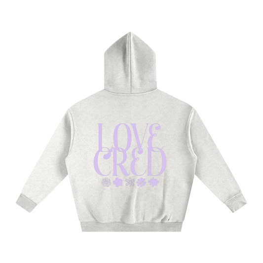Love Cred Oversize Fleeced Hoodie