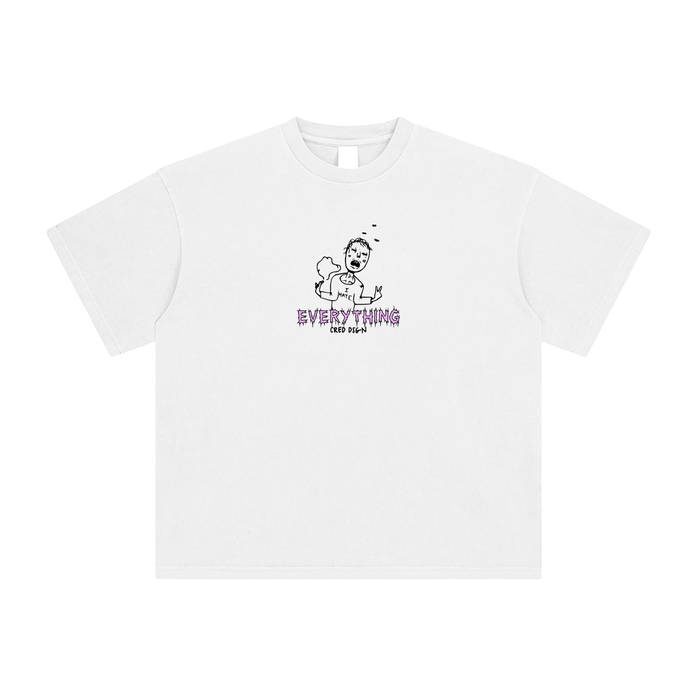 I Hate Everything - Enzyme Washed Tee