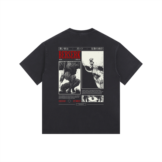 Berserk - Vintage Washed Oversized Tee