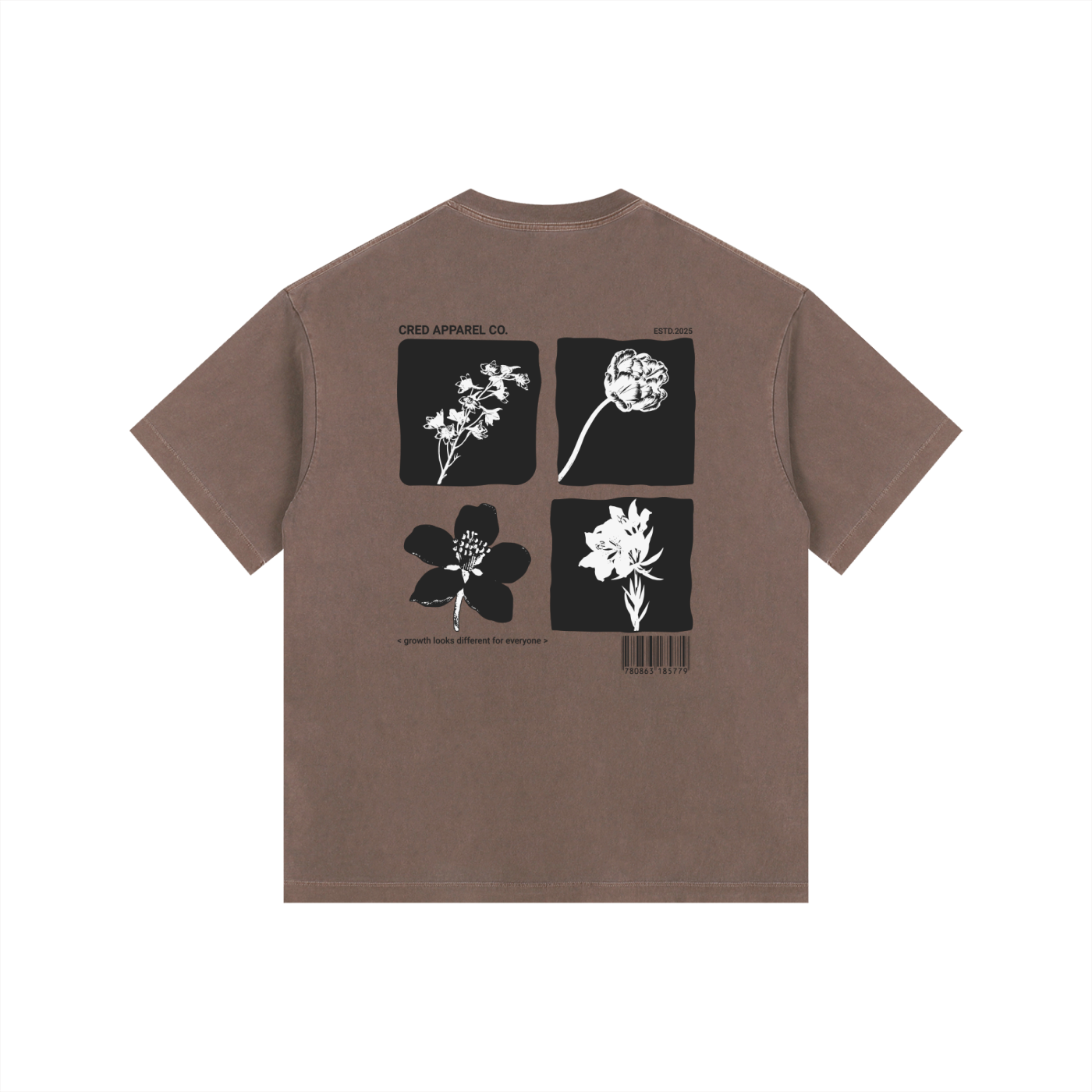 Flora - Vintage Washed Oversized T-Shirt